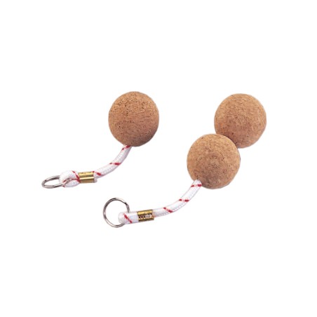 PORTACHIAVI GALLEGGIANTE IN SUGHERO 1 Pallina
