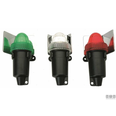 Set 3 Fanali Led Bianco/verde/rosso a Batteria