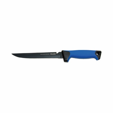 Coltello Per Filettare Seghettato Rivestito In Teflonmustad 8'' - Mt004