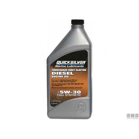 Olio 4 Tempi Quicksilver 5W30 Diesel Tdi Synthetic Oil 6X1L