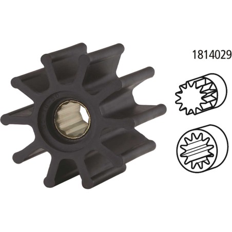 Girante in Neoprene Ø65 Ø Int. 15.5 H50 BB-10P