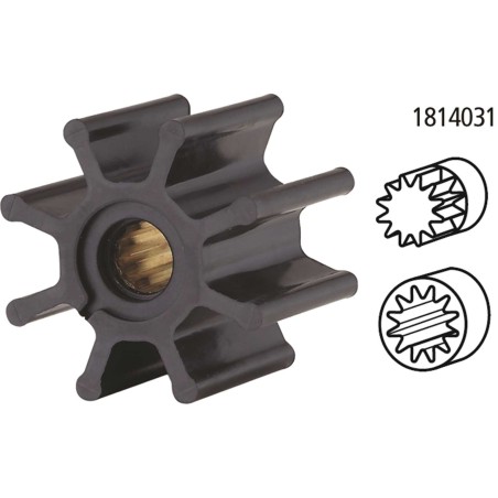 Girante in Neoprene Ø65 Ø Int. 15.8 H50 BB-8P