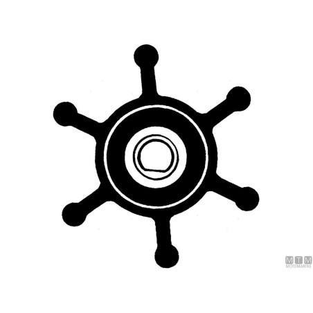 Girante in Neoprene Ø51 Ø Int. 8 H22 BF-6P