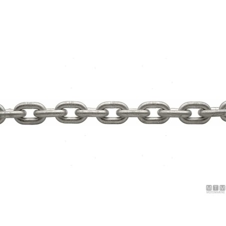 Catena Calibrata DIN766 Ø6mm 100m Acciaio Zincato G40