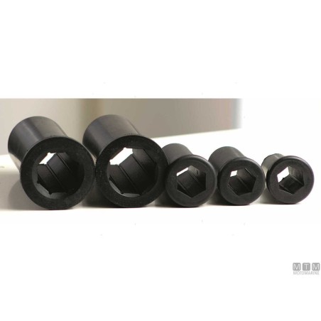 Boccola Idrolub in Gomma Ø30mm Ext Ø40mm