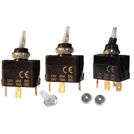 CAPPUCCIO INTERRUTTORE ILLUMINATO A LEVA