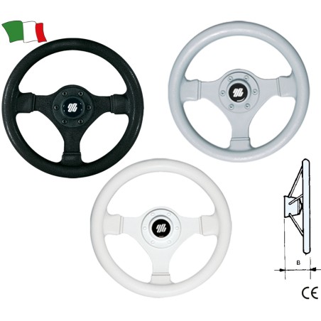 VOLANTE TRE RAZZE NERO