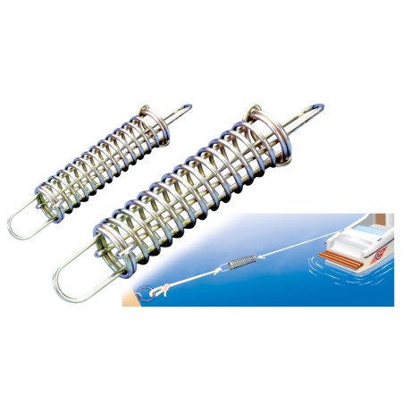 MOLLA ORMEGGIO ZINCATA Diametro 7 X Lunghezza 390 mm.