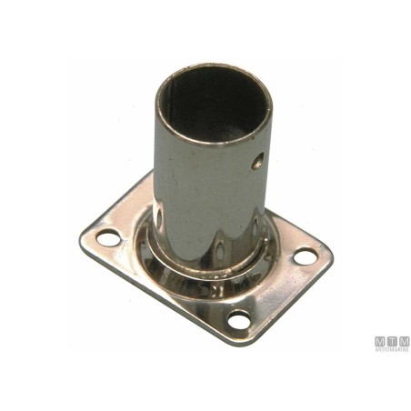 Base Quadra 90 Ø25mm Acciaio Inox 316 Stampato