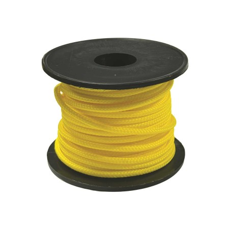 Bobinetta di Treccia Gialla in Polipropilene Ø3mm 15m