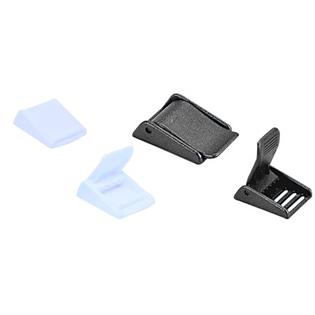 FIBBIA IN NYLON NERA DA 55mm