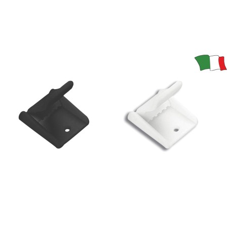 FIBBIA PER TENDALINI E CUSCINERIA BIANCA DA 20mm