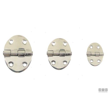 CERNIERE OVAL CLASSIC INOX