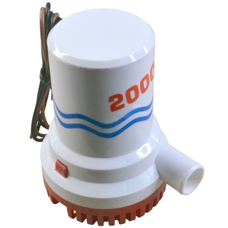 Pompa di sentina ad immersione 12V 2000GPH