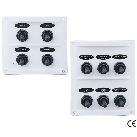 PANNELLO BIANCO IP65 4 UTENZE CON PORTAFUSIBILI