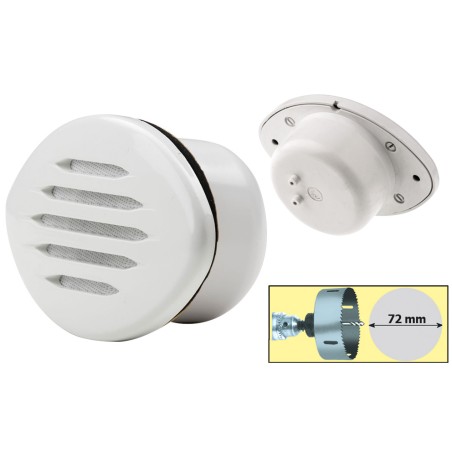 TROMBA OVALE AD INCASSO TONDO