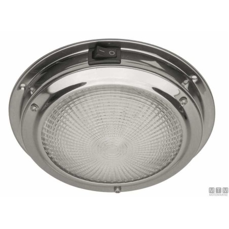 Plafoniera Led Classic in Acciaio Inox Ø107mm