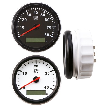 CONTAGIRI CON CONTAORE PER MOTORI DIESEL QUADRANTE BIANCO