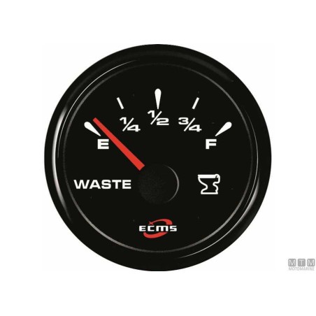 STRUMENTAZIONE ECMS ALL BLACK INDICATORE LIVELLO CARBURANTE