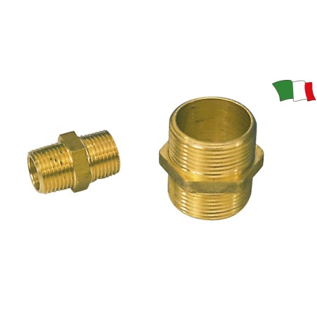 VITE DOPPIA OTTONE M/M 1/2"