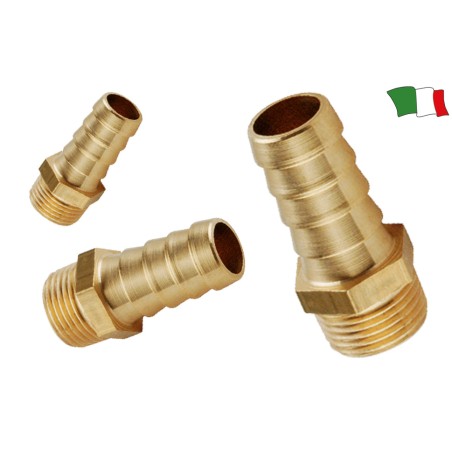 PORTAGOMMA OTTONE M. 3/8" x 10 mm.