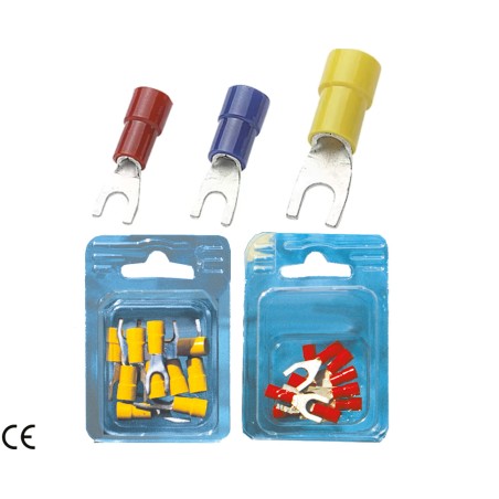 FASTON A FORCELLA DIAMETRO 4 Confezione 100 Pezzi