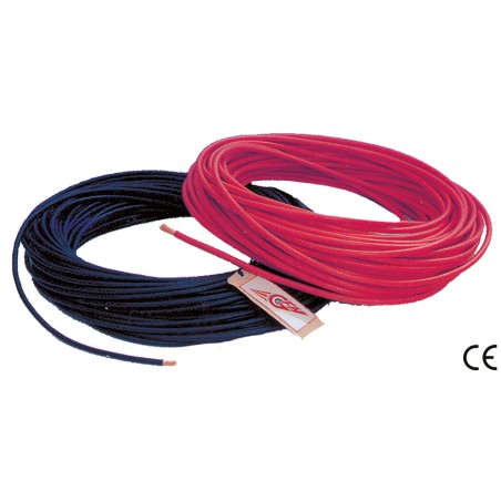 CAVO BATTERIA SEZIONE 1x25 NERO