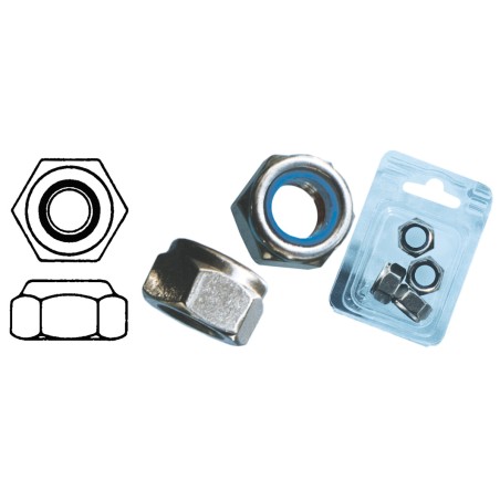 DADI AUTOBLOCCANTI INOX DIN 985 M 5