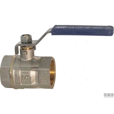 VALVOLA A SFERA 1" 1/4 OTTONE CON LEVA INOX