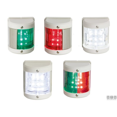 FANALI DI VIA LED LATERALE ROSSO MIDI BIANCO 65X75MM