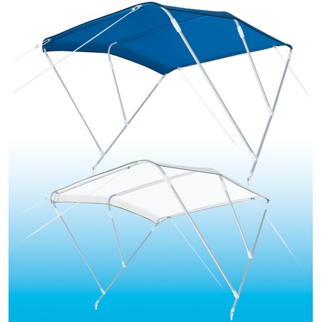 CAPPOTTINA "RIMINI" BLU 3 ARCHI 185x140 cm