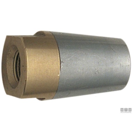 Ogiva per Asse Ø30mm con Anodo Tronco di Cono